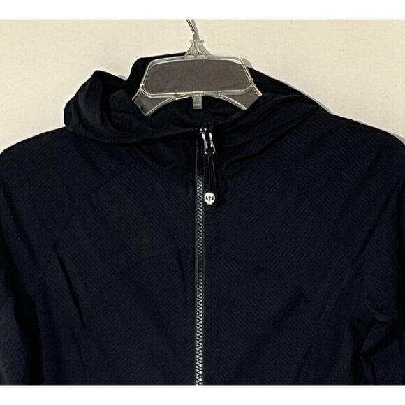 Lululemon In Flux Black Reversible Full Zip Hoodie Jacket - Picture 12 of 16